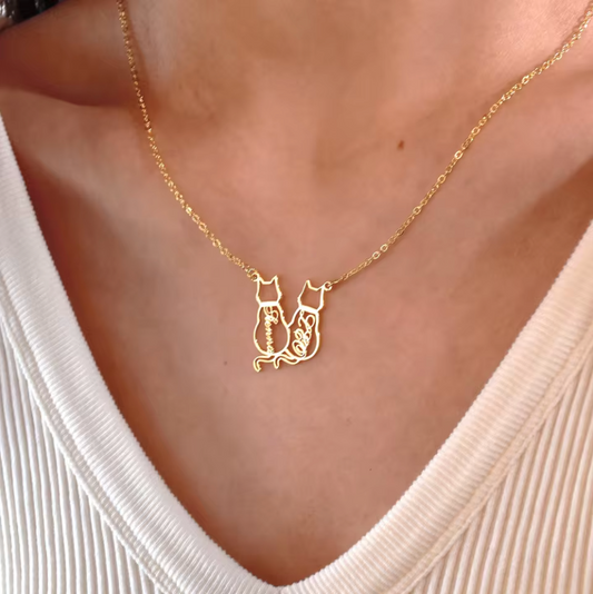 Cat Necklace Cat Memorial